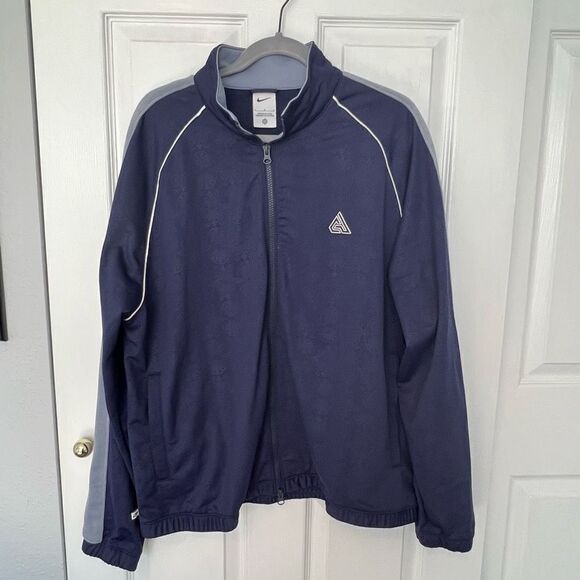 Nike NWT Men’s Navy Blue Zipper Jacket Size Large - Picture 1 of 8